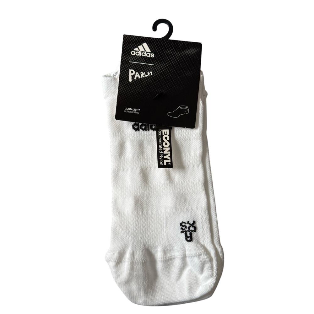 Adidas Parley Traxion Techfit ClimaCool Socks White & Black CV8860 Men's Size Md
